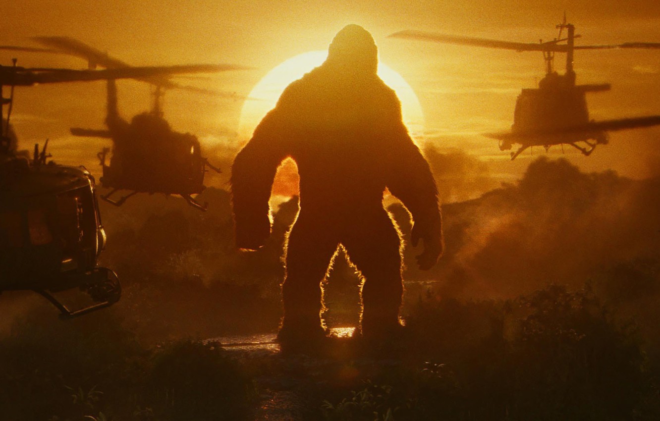 Wallpaper Cinema Army Movie Gorilla Film Strong Kong Skull