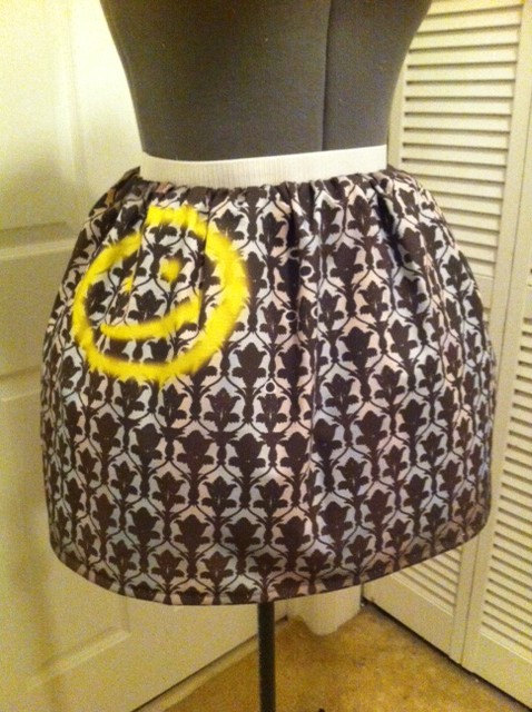 Sherlock Inspired Full Skirt With One Of A Kind Fabric