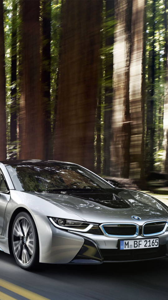 Bmw I8 Silver Wallpaper iPhone