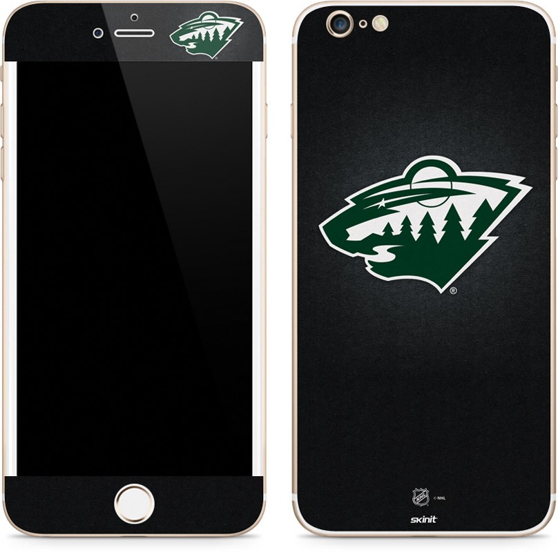 Minnesota Wild Black Background iPhone 6s Plus Skin