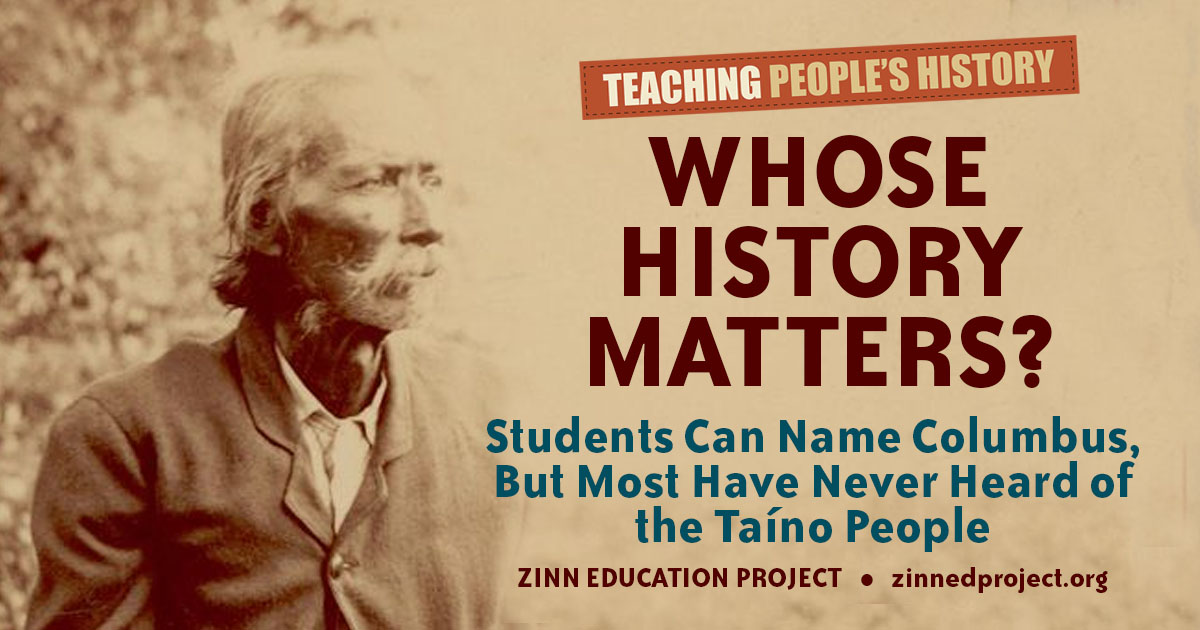 Whose History Matters Students Can Name Columbus But Most Have
