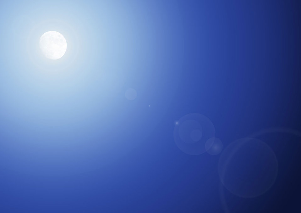 Stock Photo Background With The Moon And Reflecting Light