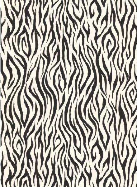 Black White Book Zebra Skin Wallpaper Modern