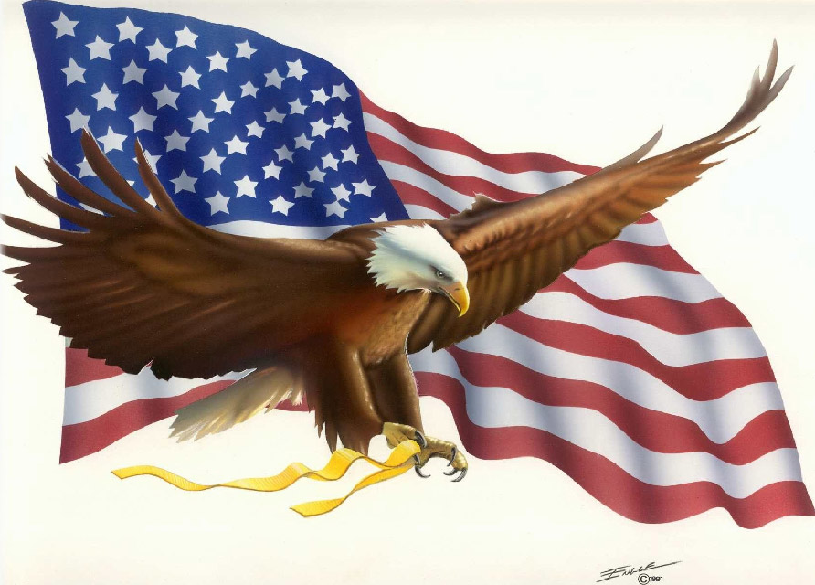 moleskinex19 American Flag Wallpaper