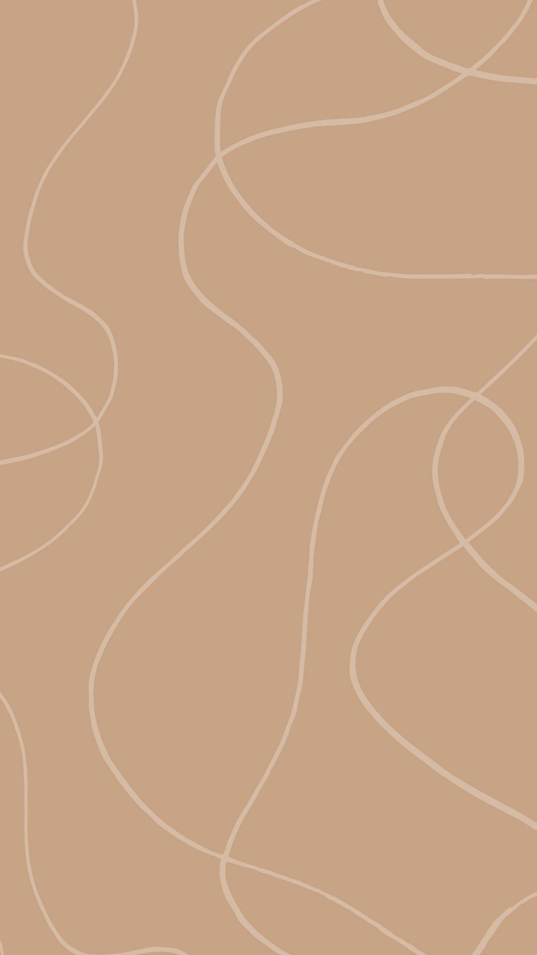 Beige Minimalist Wallpaper