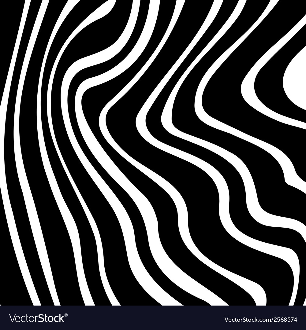 Black White Striped Background For Your Design Vector Image