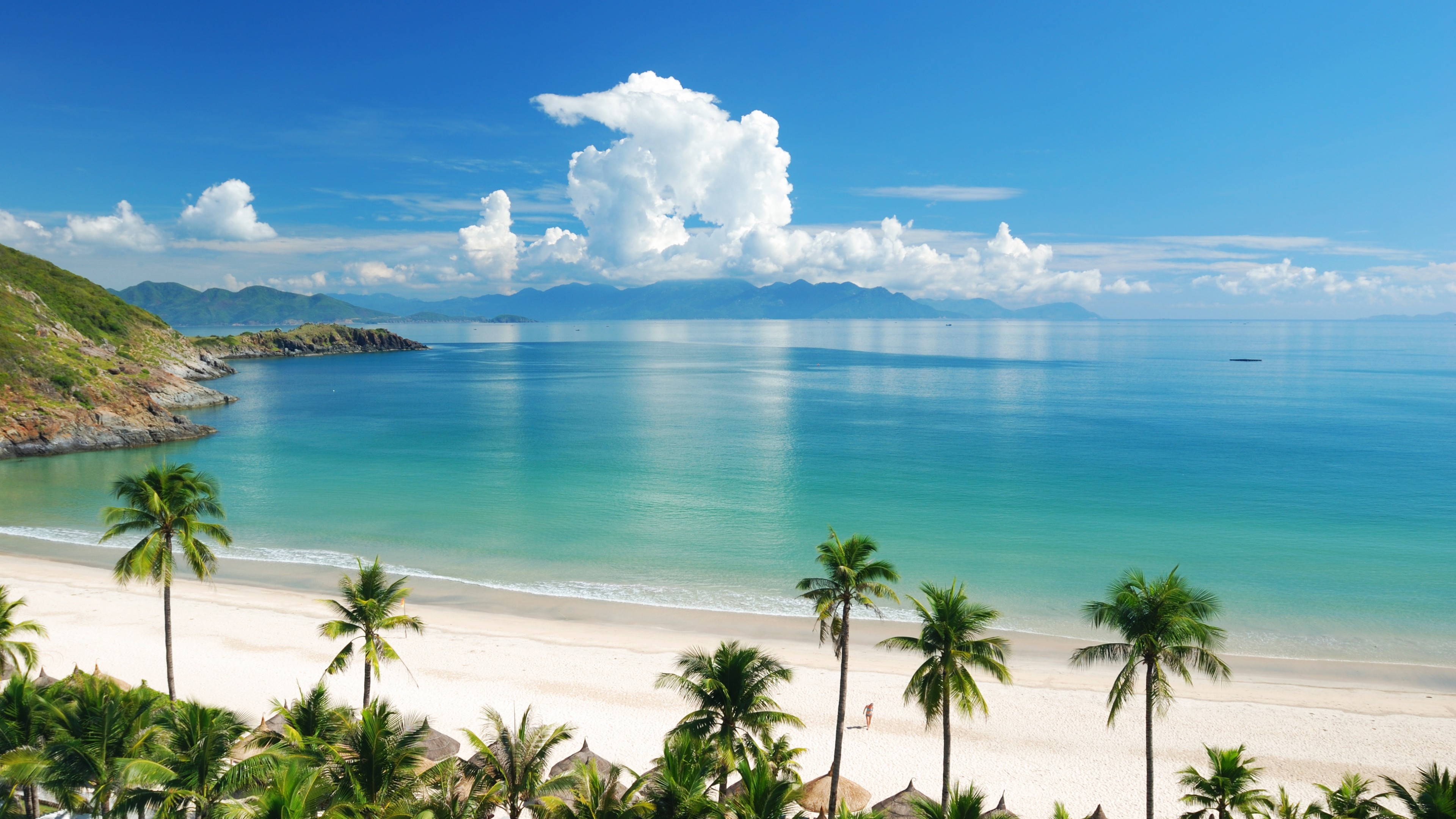 Panoramic Beach Wallpaper