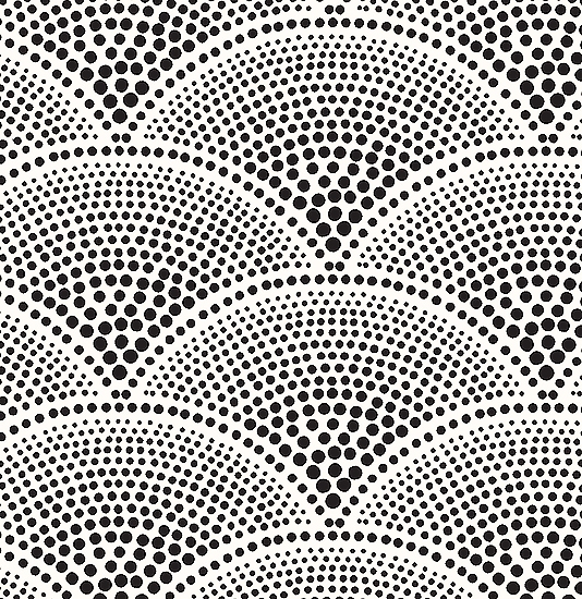 Wallpaper Black And White Geometric Feather fan wallpaper a soft 534x550