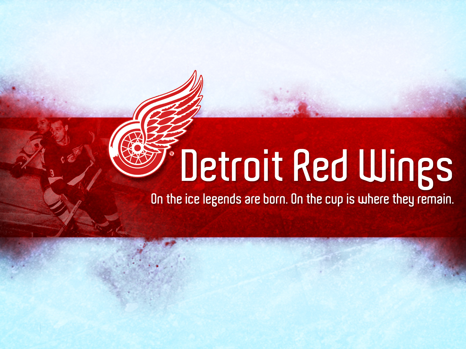 Red Wings Logo Wallpaper