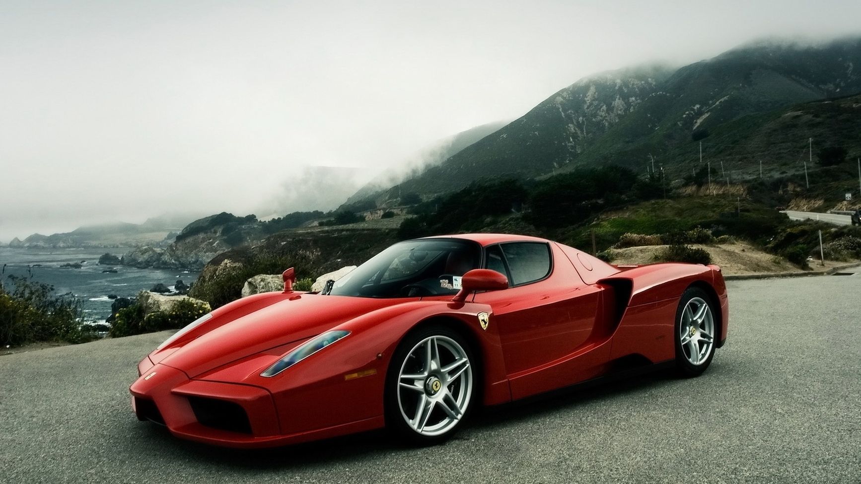Ferrari Enzo On Road Car Image For Wallpaper Cars