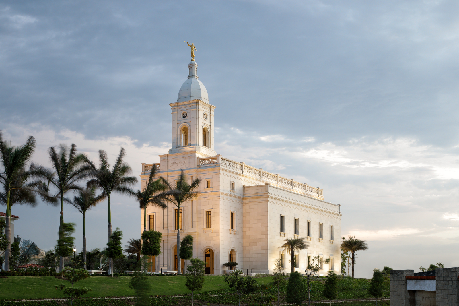 Evening At The Barranquilla Colombia Temple