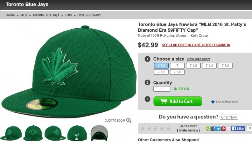 The Toronto Blue Jays Are Going Green For St Patrick S Day Photo Via