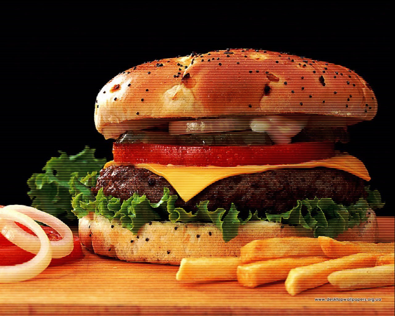 Wallpaper Desktop Hamburger Food