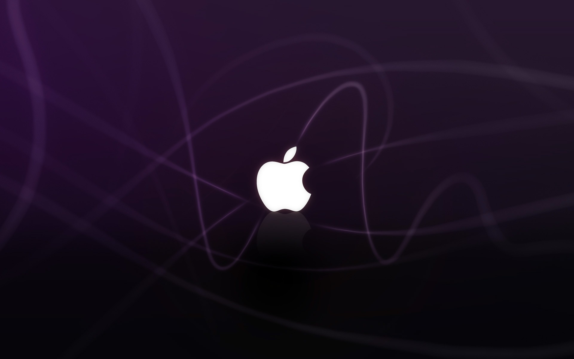Apple Logo Purple Waves Wallpapers HD Wallpapers 1920x1200