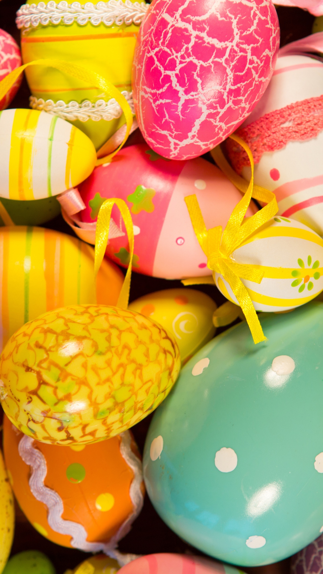 Easter Painted Eggs Holiday iPhone Wallpaper