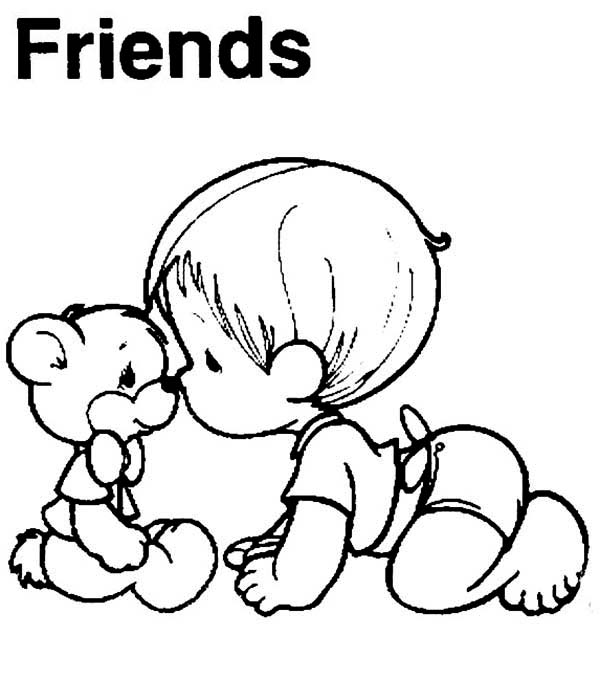 BFF (Best Friends Forever) 18 coloring page