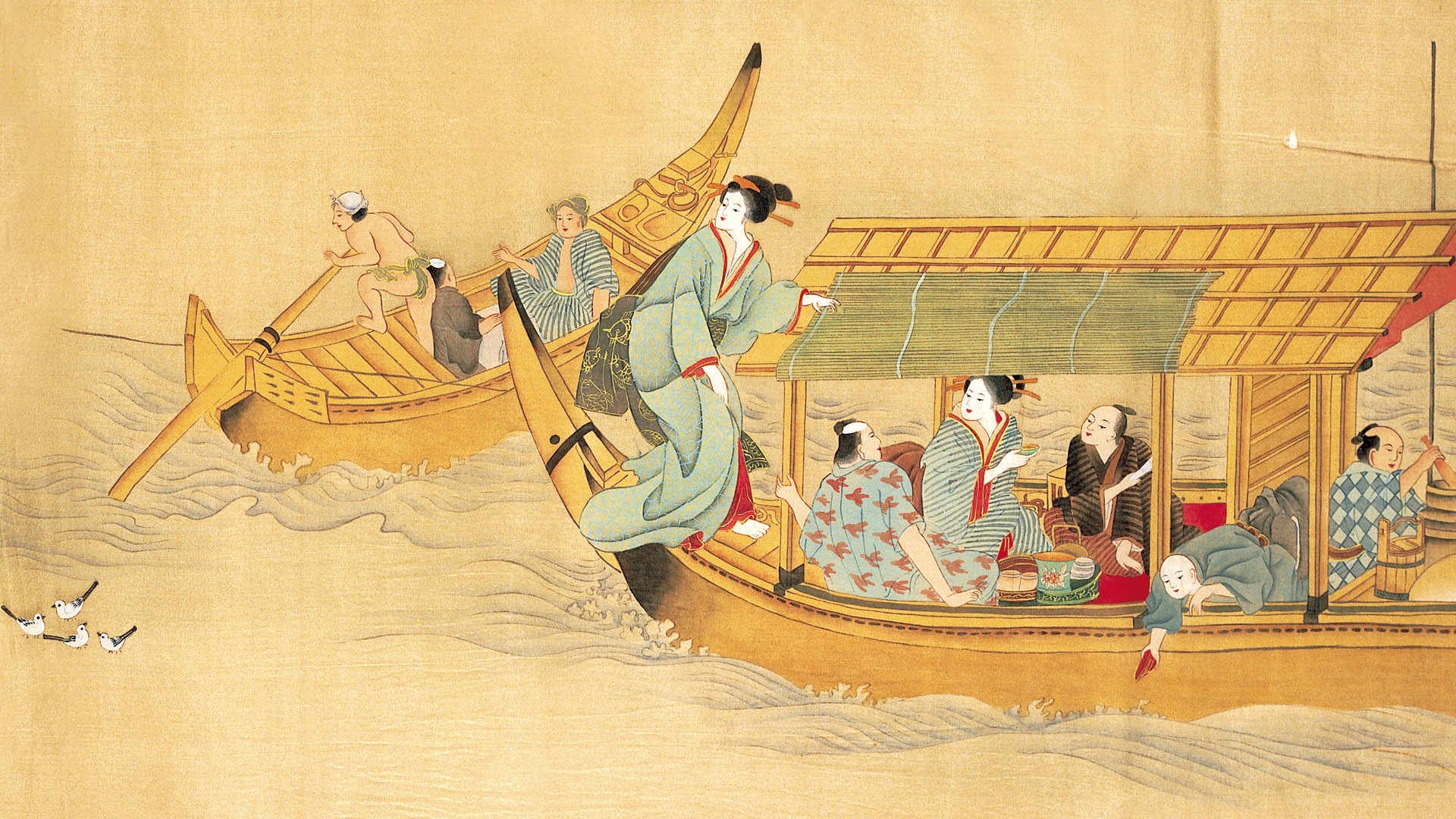 Japanese Oriental Artwork Drawings Traditional Art Asian