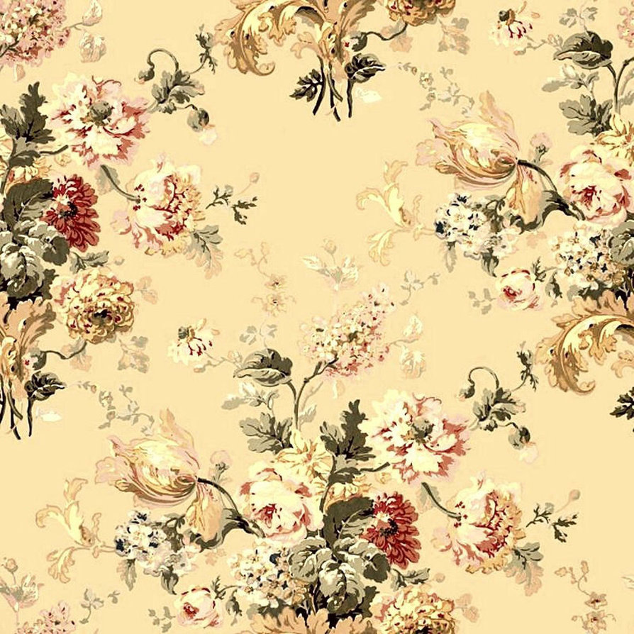 Vintage Floral JS Background by AlecWolfe on