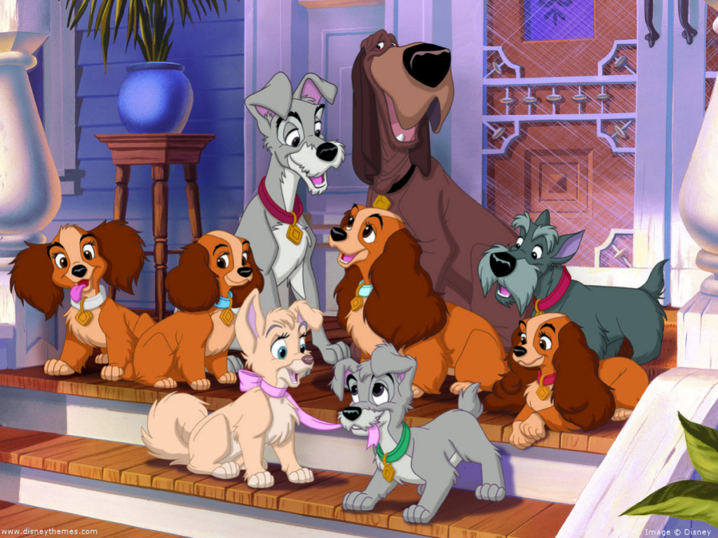 Lady And The Tramp Wallpaper Classic Disney