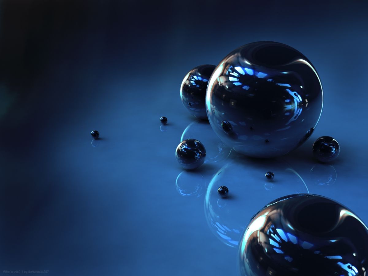 Blue Balls Wallpaer Abstract Wallpaper Water
