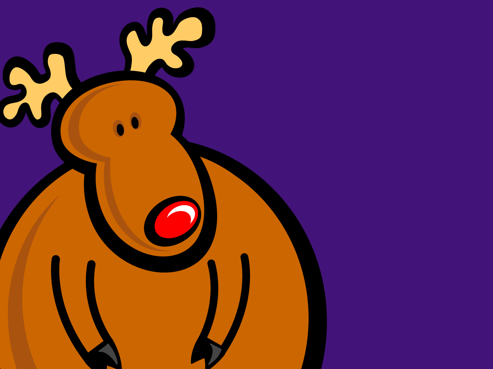 Reindeer Christmas Wallpaper