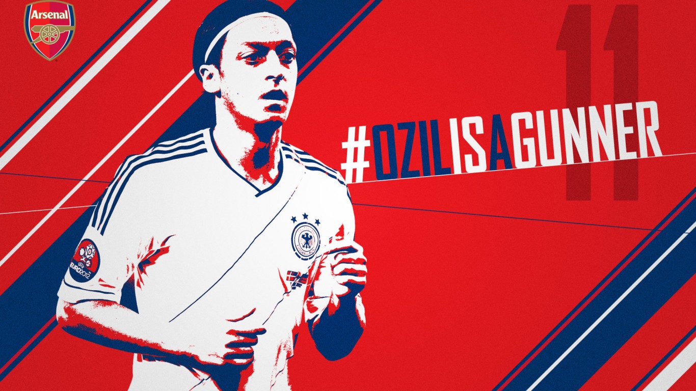 Mesut Ozil Gunner Arsenal HD Wallpaper