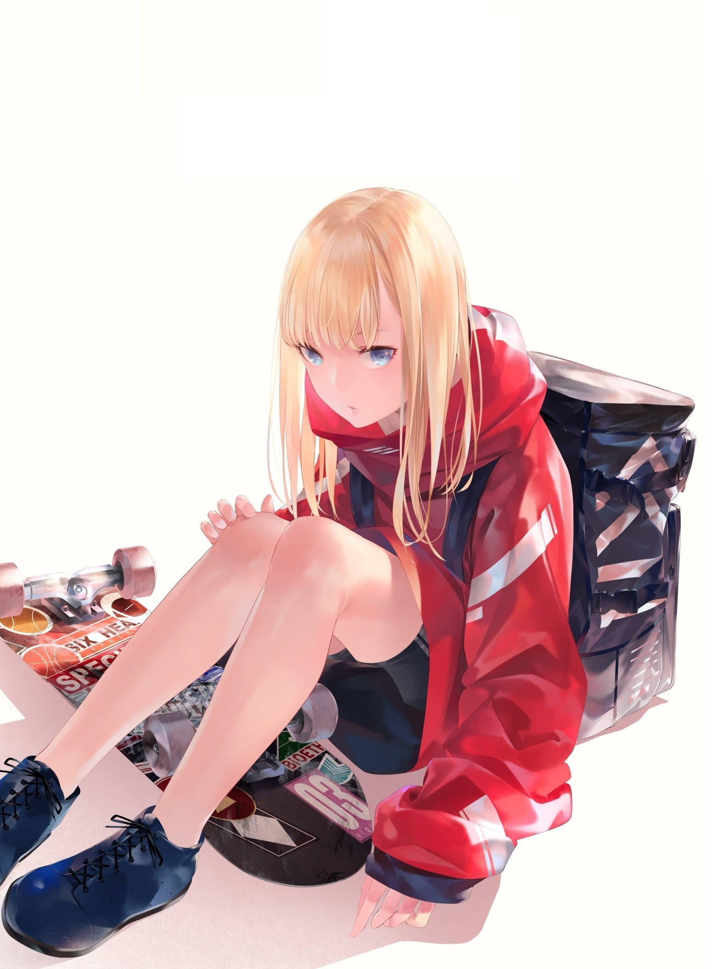 Anime Girl Hoodie Wallpaper