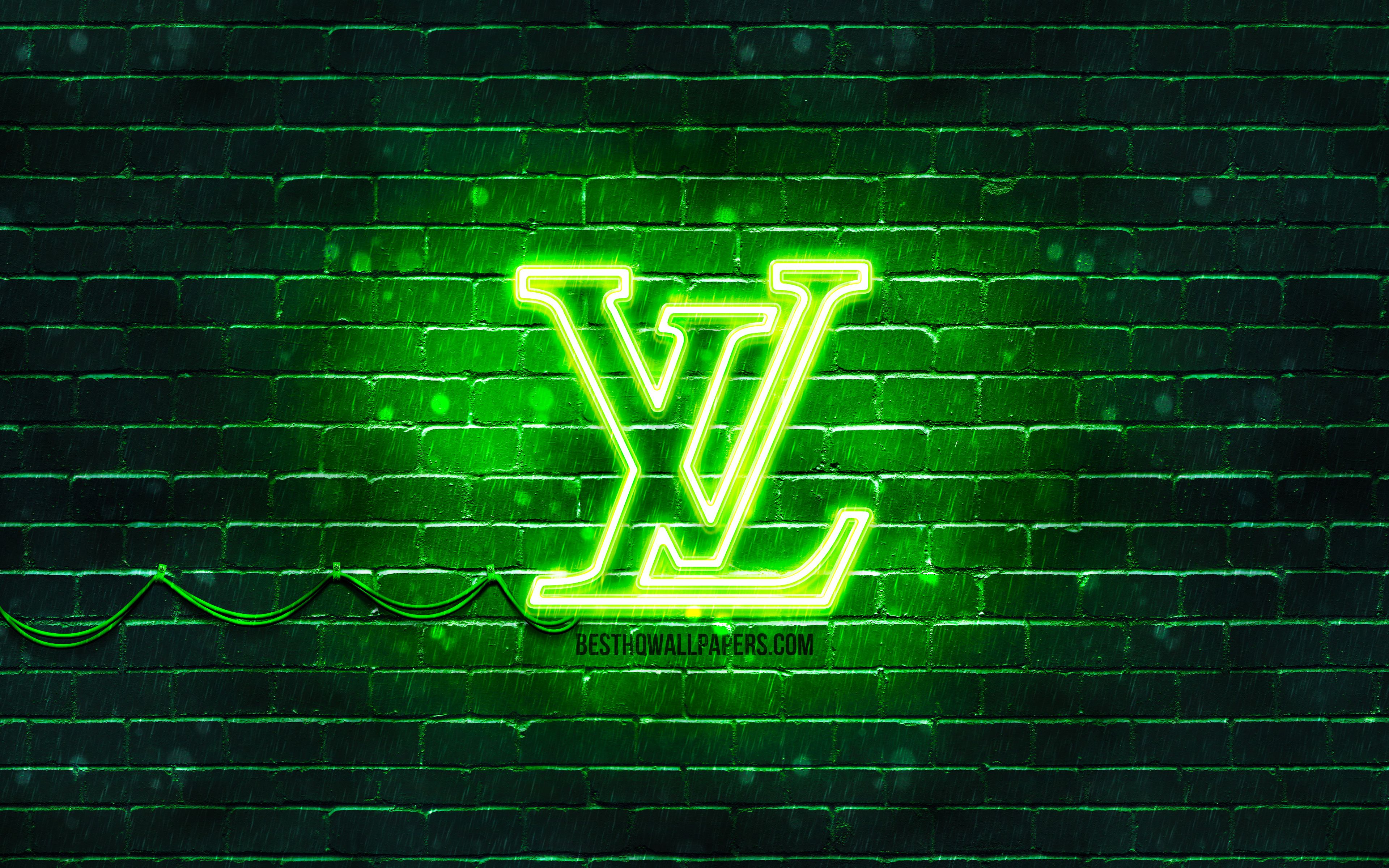 Neon Louis Vuitton Wallpaper On