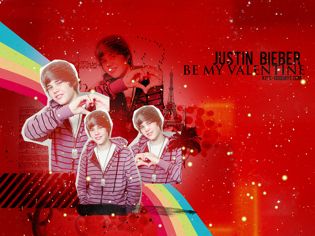 Justin Bieber Be My Valentine Wallpaper