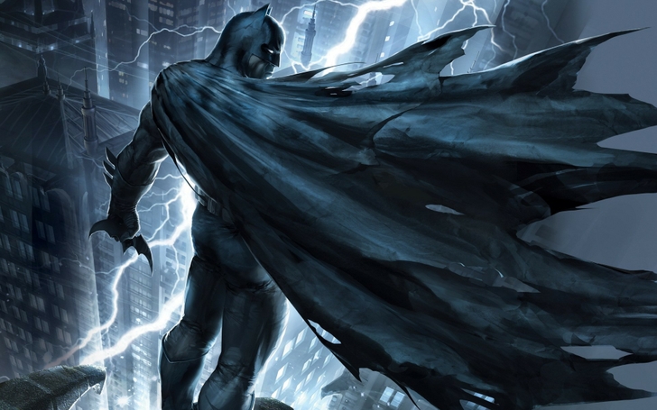 City Lightning The Dark Knight Returns Wallpaper Color