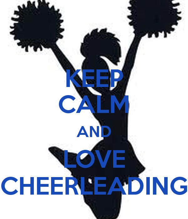 Keep Calm And Love Cheerleading Poster Tina P O Matic