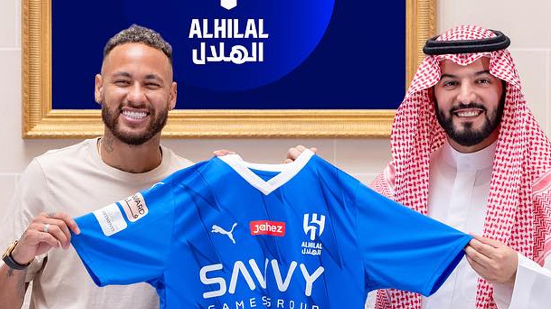 Neymar completes Al Hilal transfer with Brazil star to earn record