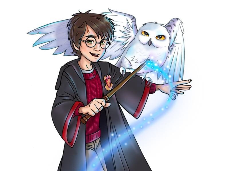 Download Harry Potter Cartoon Wallpaper in high resolution for free