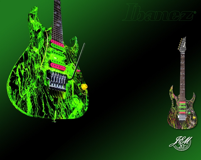 Group of Ibanez JEM 20th Anniversary Guitar Wallpaper GuitarCentral