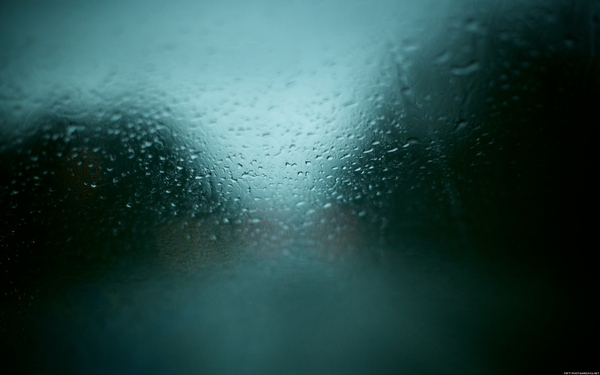 Rain On Glass Wallpaper Windows Desktop