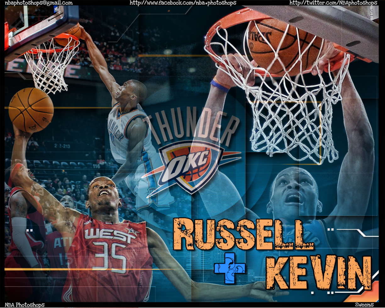 Funmozar Russell Westbrook And Kevin Durant Wallpaper