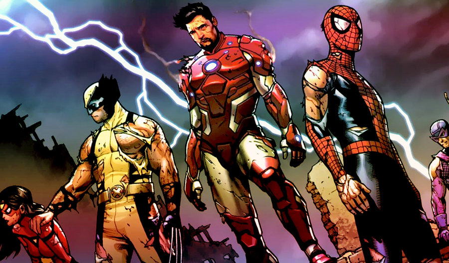New Avengers Wallpaper Battered By