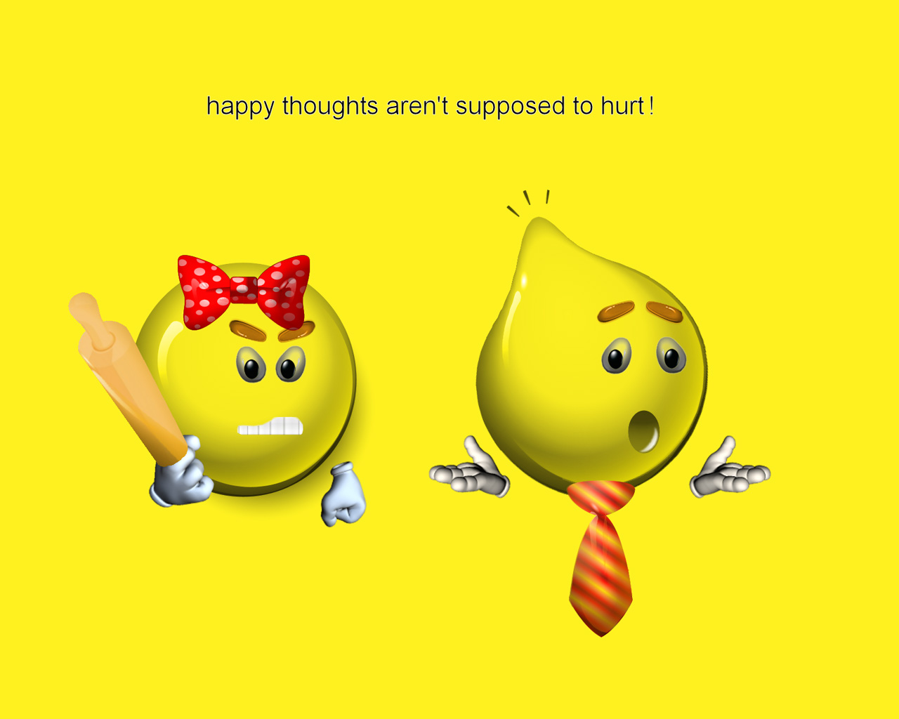 Happy Thoughts World Wallpaper Collection