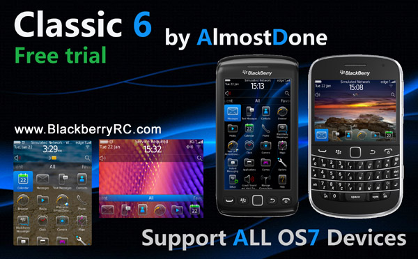 Classic For Blackberry 99xx Themes Trial