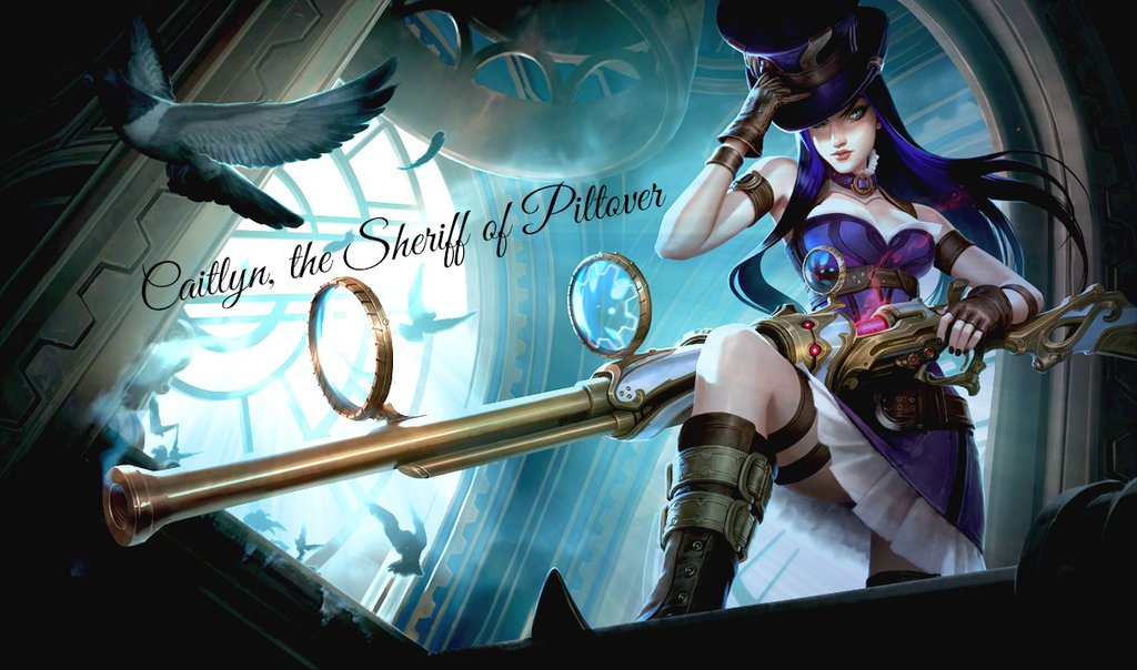 Caitlyn The Sheriff Of Piltover Wallpaper By