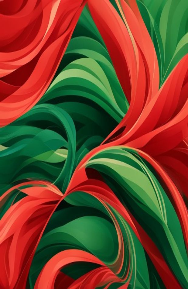 Red And Green Wallpaper