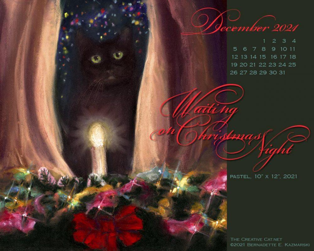 Featured Artwork And December Desktop Calendar Waiting On
