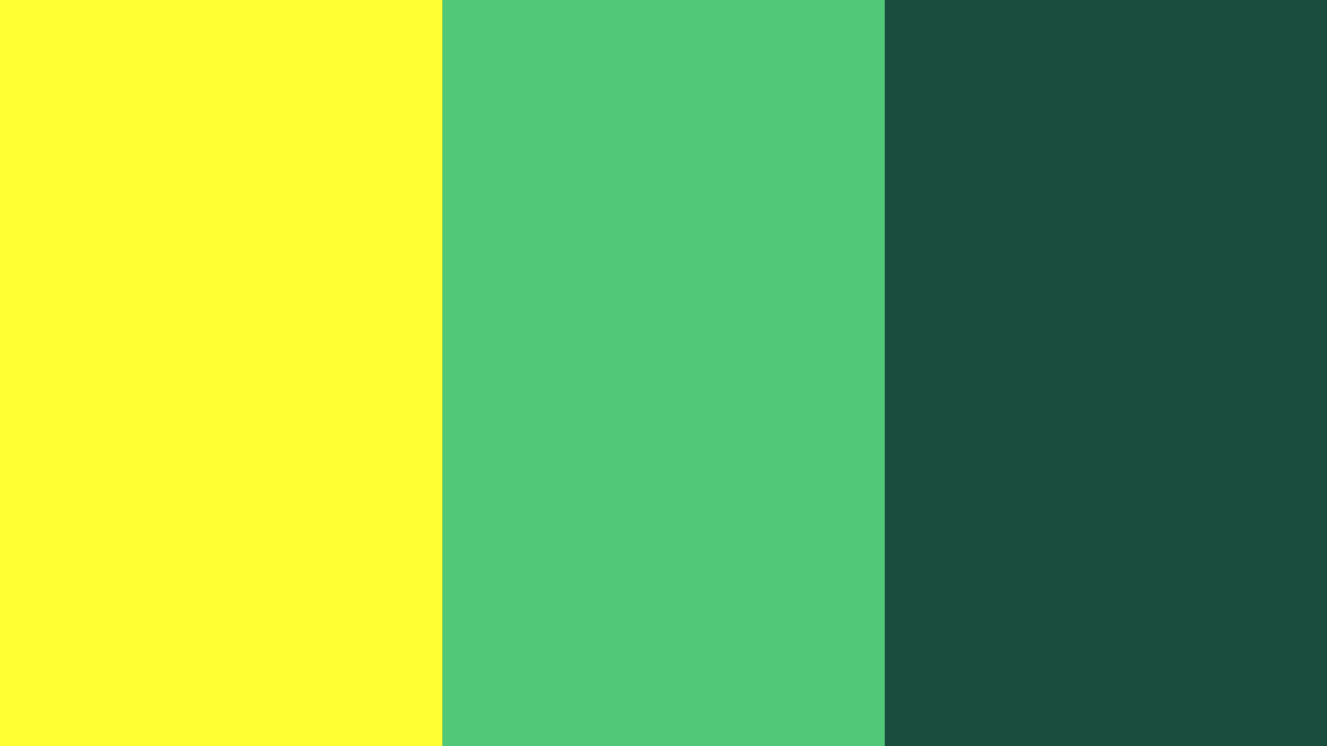 Electric Yellow Emerald And English Green Three Color