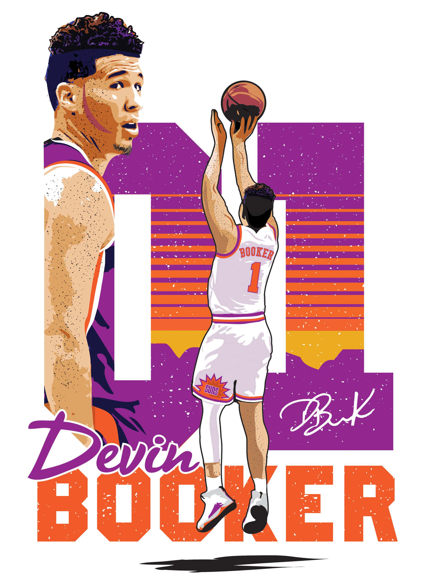 Phoenix Suns Devin Booker Shows Off His New iPhone Wallpaper