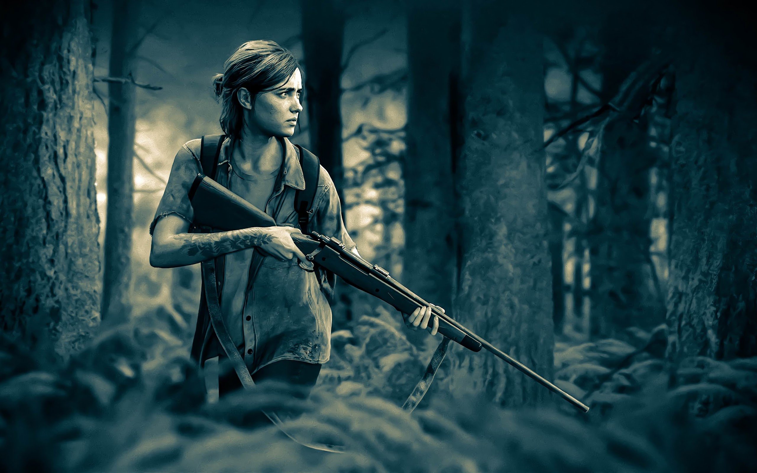 The Last of Us Part 2 Ellie Rifle 4K Wallpaper 10