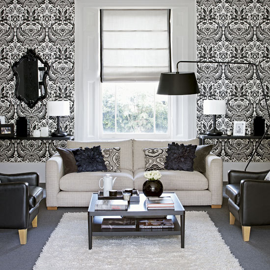 wallpaper ideas for living rooms   roomenvy