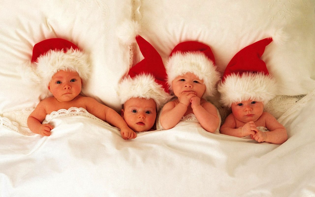 Christmas Babies Wallpaper Pictures
