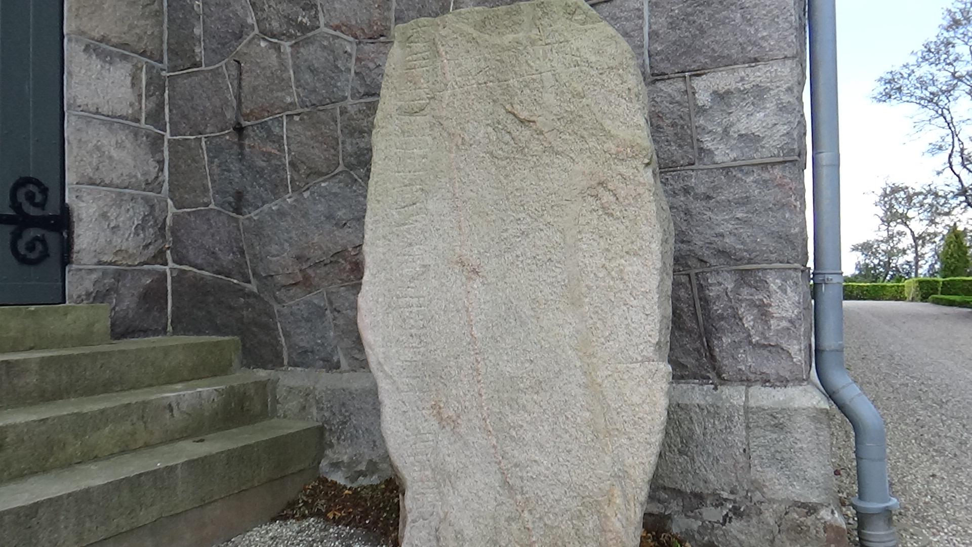 Viking Runestone Dated Non Christian But Looked After