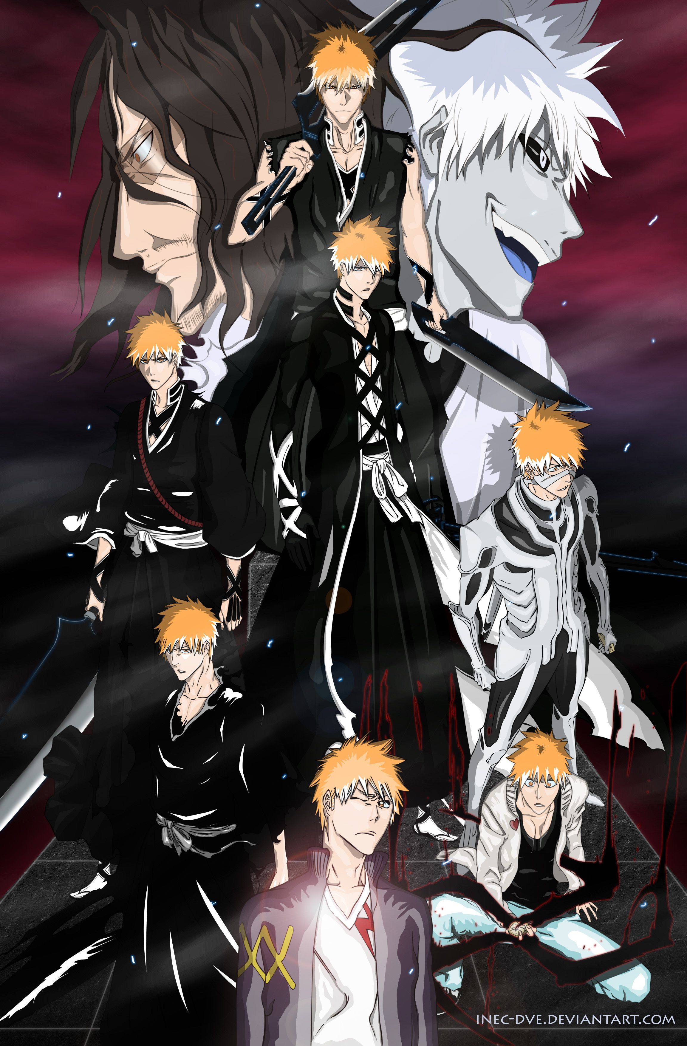 Ichigo Kurosaki S Fullbring Evolution By Inec Dve