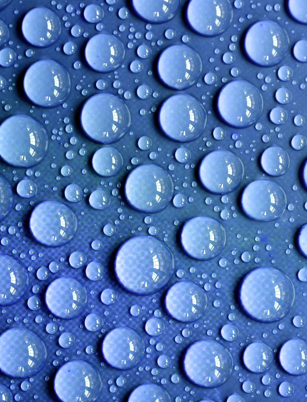 Ios7 Raindrops Blue Parallax HD iPhone iPad Wallpaper